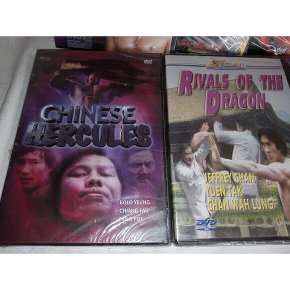 7 Vintage Sealed Dvds Chinese Hercules 39 Steps Lone Shaolin Avenger - Picture 3 of 6
